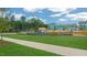 Community playground and exercise area located near new construction homes at 1308 White Verona Way, Knightdale, NC 27545
