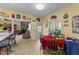 Open concept breakfast nook leading to the living room and sun room at 2490 Earpsboro Rd, Zebulon, NC 27597