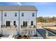 Modern townhome with a two-car garage and private balconies at 2806 Kempthorne Rd # 62, Cary, NC 27519