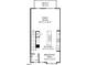 Open floor plan with kitchen, breakfast area, powder room and Gathering room leading to the deck at 2806 Kempthorne Rd # 62, Cary, NC 27519