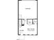 Floorplan featuring foyer, garage, rec room, powder room, and unfinished mechanical room at 2806 Kempthorne Rd # 62, Cary, NC 27519