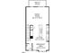 A schematic floor plan featuring a Gathering room, kitchen, breakfast area, powder room and deck at 2812 Kempthorne Rd # 59, Cary, NC 27519