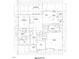 First floor blueprint showing layout with Primary suite, kitchen, and garage at 3701 Joyful Creek Trl, Zebulon, NC 27597