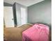 Cozy bedroom with carpet floors and neutral walls at 401 Maymount Dr, Durham, NC 27703