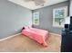 Bedroom featuring carpet floors, neutral walls and natural light at 401 Maymount Dr, Durham, NC 27703