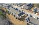 Aerial shot of the neighborhood, showcasing the property's prime location at 415 Mariah Towns Way, Garner, NC 27529