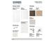 Sample design selections including kitchen, bath, flooring, and paint choices at 434 Belgian Red Way, Wake Forest, NC 27587