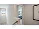 Upstairs hallway showing doorway to the bedroom at 434 Belgian Red Way, Wake Forest, NC 27587