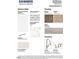 Interior finishes featuring white flat panel cabinets, quartz countertops, and brushed nickel hardware in the kitchen and bath at 528 Lemon Daisy Ln, Knightdale, NC 27545