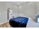 Bedroom with hardwood floors, walk-in closet and access to bath at 57 Lowell Ct, Smithfield, NC 27577
