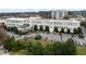 Overhead view of building with parking showcasing its expansive layout and urban location at 614 Capital Blvd # 229, Raleigh, NC 27603