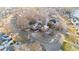 Aerial view of a home on a corner lot in a well-kept neighborhood at 101 Mantle Dr, Clayton, NC 27527