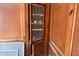 Detailed built in cabinet with glass door at 1101 Sunset Ave, Rocky Mount, NC 27804