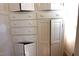 Built-in storage cabinets and drawers in need of repair at 1101 Sunset Ave, Rocky Mount, NC 27804