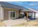 Fenced in backyard with patio and gazebo at 115 Dolomite Dr, Gibsonville, NC 27249