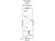 Diagram of the property lot showcasing its dimensions and placement of the home at 120 Gobbler Dr, Smithfield, NC 27577