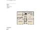 Second-floor floor plan featuring three bedrooms, two bathrooms, and a loft with attic access at 121 Moonflower Ln # Homesite 258, Clayton, NC 27520