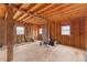Unfinished basement, presenting a blank canvas for customization and future renovation at 12507 N Roxboro St, Rougemont, NC 27572