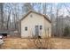 Exterior view of a shed, highlighting its design and potential for storage at 12507 N Roxboro St, Rougemont, NC 27572