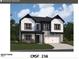 Two story home boasts a 2-car garage and modern black and white color scheme at 145 W Crescent Mills Blvd # Homesite 236, Clayton, NC 27520