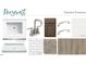 Interior features showcase a vanity, faucet, cabinet, tile, shower, flooring, shower finish and hardware at 167 S Harvest Ridge Way # Homesite 223, Wilson's Mills, NC 27520