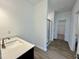Bathroom with modern sink and walk-in shower at 167 S Harvest Ridge Way # Homesite 223, Wilson's Mills, NC 27520