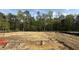Cleared homesite features soil ready for construction, situated near a dense tree line at 178 Gobbler Dr, Smithfield, NC 27577