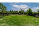 Fenced backyard offers a private green space at 1872 Stagecoach Trl, Wendell, NC 27591