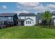 A fenced backyard with green grass at 1872 Stagecoach Trl, Wendell, NC 27591