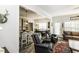 Open floor plan featuring a gourmet kitchen, sun-filled dining area, and comfortable seating at 2570 Sweet Bay Rd, Rocky Mount, NC 27804