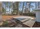 Large backyard featuring a multi-tier wooden deck at 2603 Legion Ave, Durham, NC 27707