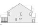 Side elevation of the home showing second story window placement and design including the screened in porch at 268 Murray Grey Ln, Wake Forest, NC 27587