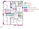 Upstairs floor plan showing primary suite with laundry, bathroom, and bedrooms with wiring for lights and soundproofing at 268 Murray Grey Ln, Wake Forest, NC 27587