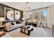 Bright living room with lots of natural light, stylish furniture and decorative elements at 2715 Hunter Woods Dr # 562, Apex, NC 27502