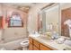 Bathroom showcasing a vanity and bathtub at 3412 Hackney Ct, Raleigh, NC 27613