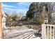 Backyard featuring a wooden deck, lush lawn, and a wooden fence at 400 Cedarmere Dr, Wendell, NC 27591