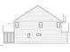 Side view of the home with white siding, dark trim, and multiple windows at 412 Marthas View Way Way, Wake Forest, NC 27587