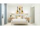A stylishly designed bedroom featuring modern decor and a comfortable bed at 601 Morning Light Dr, Angier, NC 27501