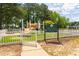 Residents only playground, with open access and play equipment to climb on and slide at 601 Walcott Way, Cary, NC 27519