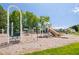 View of a community playground with slides, climbing structures, and more at 601 Walcott Way, Cary, NC 27519