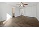 Bedroom with dual closets and access to two bathrooms at 7271 Shellburne Dr, Raleigh, NC 27612
