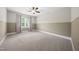 Spacious bedroom with neutral walls and a ceiling fan at 1005 Keith Rd, Wake Forest, NC 27587
