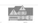 Illustration of a two-story home showcasing its front elevation and attached garage at 105 Viola Ln, Franklinton, NC 27525