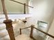 Looking down on new foyer showing stairway and kitchen at 1663 Keith Hills Rd, Lillington, NC 27546