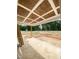 Covered porch with coffered ceiling, offering an ideal outdoor living space at 1663 Keith Hills Rd, Lillington, NC 27546