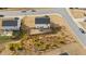 Aerial view of home with fenced backyard and neighborhood at 17 Donatella Way, Angier, NC 27501