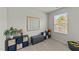 Bright bedroom featuring a window, storage cubes and decorative elements at 17 Donatella Way, Angier, NC 27501