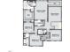 Upstairs floor plan boasts a large game room, a laundry room, and 4 bedrooms including the owner's suite at 1905 Old Bramble Ln # 4, Fuquay Varina, NC 27526