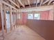 Living room with rough-in framing and plumbing in place, ready for sheetrock install at 1905 Old Bramble Ln # 4, Fuquay Varina, NC 27526