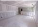 Large living room in an unfinished new home featuring drywall and plenty of natural light from the windows at 1905 Old Bramble Ln # 4, Fuquay Varina, NC 27526